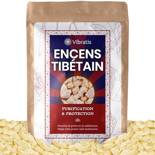 Incenso tibetano in grani 50 g | Purificazione potente e protezione | Aiuta alla concentrazione e stimola il pensiero | Promuove la preghiera e meditazione profonda | 100% naturale