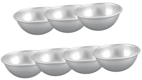 SHOWERORO 9-teiliges Halbkreis- -Form-Backform-Set für Kuchen Torten Edelstahl Eierkuchenform Backen Dessert-Werkzeug