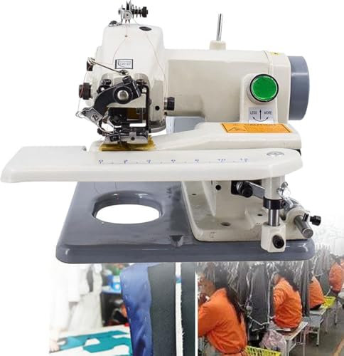 Blindstich-Saummaschine - 10 Nadeln Tragbare Näh- und Stickmaschine für professionelle Änderungen - Ideal zum Säumen von Hosen mit Pedal