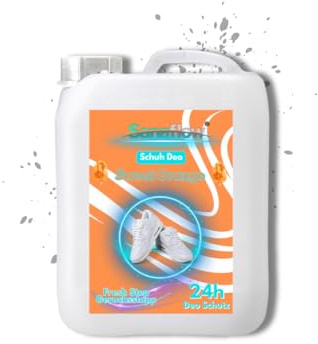 5L Schuh Deo Sweet Orange – Frischekick für Ihre Schuhe! Geruchsstopp & Schweißgeruch-Entferner für langanhaltende Frische