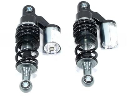Amortisseur Moto Suspension 1 Paire d'amortisseurs pneumatiques de Moto de 220 mm 8,6 Pouces, Suspension arrière pour Moteur électrique pour VTT, Quad, Karts