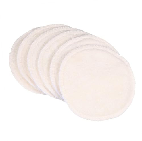 Coppette Assorbilatte Lavabili 6 Pezzi in Bamboo Fiber | Antiperdita, Alta Assorbenza e Trattenuta Dell’umidità, Inserti per Reggiseno Cura Semplice