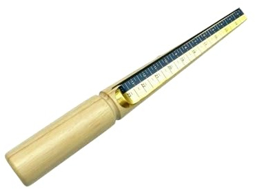 Mandrino per misurare anelli di cera, strumento per la creazione di anelli per ingrandire intagliare fori per tubi di cera a dito misure 2-14