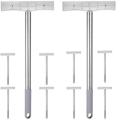 Gadpiparty Supporto per Cartello Portatile in Acciaio Inossidabile 10 Pezzi Morsetto Staccabile Asta 40 CM per Eventi Aeroporti e Struttura Compatta e Resistente per Segnaletica