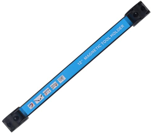 ELAYARD Portautensili Magnetico da 12 Pollici in Barra Magnetica Robusta per Organizzazione Utensili da Parete Supporto Magnetico per Garage Officina e Cucina Installazione Viti e