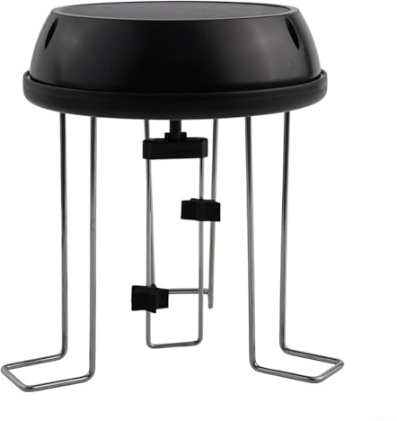 Agitateur à énergie solaire pour bain d'oiseaux de jardin et petit étang, mélangeur de stockage d'énergie intégré, attire les oiseaux, crée des ondulations dynamiques en plastique