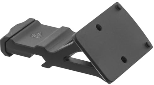 UTG Unisex – Erwachsene Utg® Picatinny Optic Mount, For Rmr®, Degree Angle 45° Winkelmontage, Schwarze, Einheitsgröße EU
