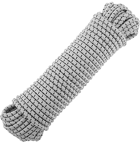 PrimeMatik - Corde élastique avec revêtement Polyester 15 m x 6 mm
