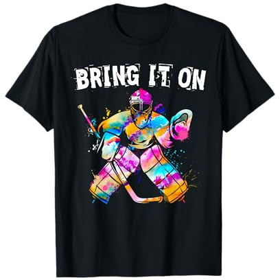 Ice Hockey Player Goalkeeper ice Hockey Goalie Hockey Gift T-Shirt