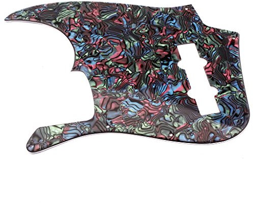 Alnicov Schlagbrett JB Style Shell Pattern Schlagbrett Ersatz für Jazz Bass Gitarre DIY Zubehör