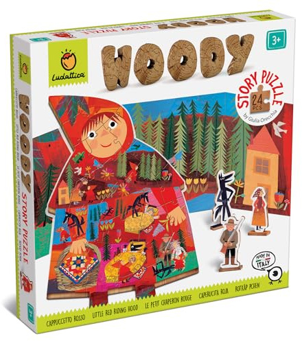 Ludattica Holzpuzzle - Rotkäppchen