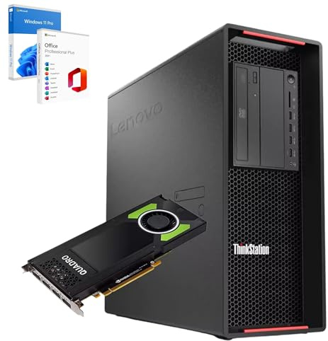 Lenovo ThinkStation P720 Workstation | 2xIntel Xeon Silver 4112 | 32GB RAM | 1TB SSD + 3TB HDD | Nvidia Quadro P4000 8GB | Windows 11 Pro Office 2021 (reacondicionado)