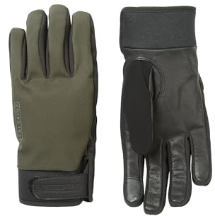 SEALSKINZ | Kelling | Unisex Waterproof Touchscreen Leather Goatskin Insulated Glove | Outdoor Pursuits | Cycling & Work | Moisture Wicking | L/XL - Olive Green