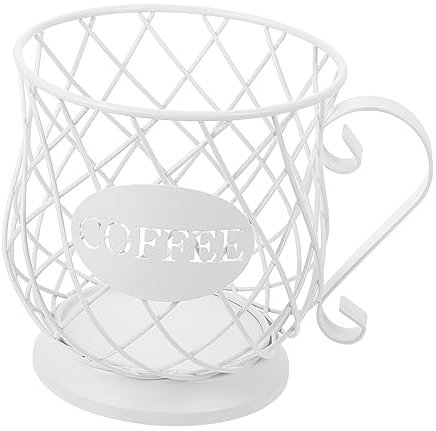 CIYODO Portacialde Da Caffè A Forma Di Tazza Contenitore Cialde Espresso Metallo Organizer Cialde Caffè