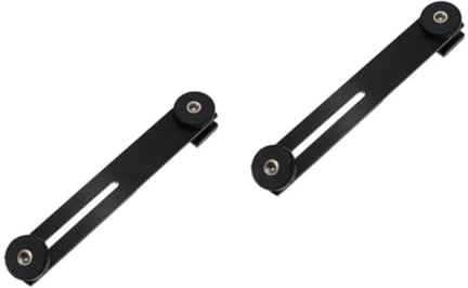 MERRYHAPY 2 Stücke Dual Kamera Halterung Montieren Stativ Schraube Flash Halterung Doppel Clamp Halterung Für 1/4 Schraube