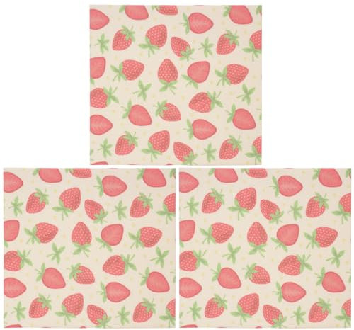 Cabilock 3pezzi Pellicola Alimentare Cera Riutilizzabile Per Alimenti Design Per Sandwich e Dolci e Facili Usare