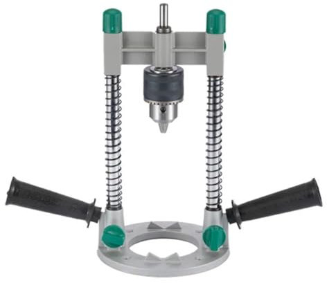 CLLBANT Vertikale Bohrführung mit Bohrfutter, Holzbearbeitungs-Bohrständer, elektrische Bohrhalterung, Dübelsucher