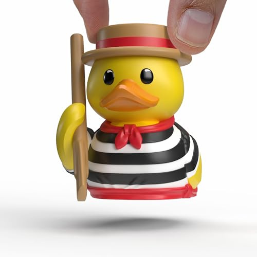 TUBBZ Mini: Viaje - Italia Gondolero Figura Mini Coleccionable de Pato de Goma Disfrazado