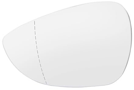 ASFDSG Spiegelglas Für Ford Für Fiesta Für Sechste-Generation Für MK6 Für B299 2008-2017 Auto Rückspiegel Glaslinse Umkehrlinse(Links)