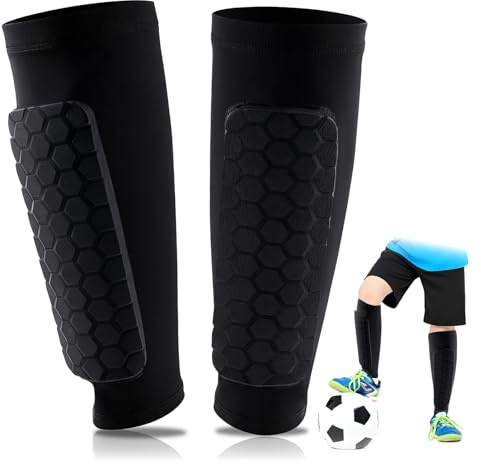 1 Paire Protege Tibia Foot Enfant,Protège Tibias de Football Protections de Football Anticollision Cellulaire Respirant et Antidérapant pour Le Football,Le Basketball,Le Cyclisme et l'escalade