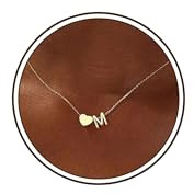 Meteorstarry Kette Silber 925 Damen mit Herzanhänger, Halskette Mit Buchstaben, Silber Ketten Namenskette Personalisiert Geburtstagsgeschenk Geschenk Freundin für Frauen