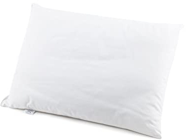 Caleffi - Cuscino Lettino Bambino e Neonato Antisoffoco, Cuscino Letto Piccolo e Culla Bambini e Neonati, Guanciale Baby Cotone Antiacaro Anallergico Traspirante 38x65x4 Sicuro Lavabile, Made in Italy