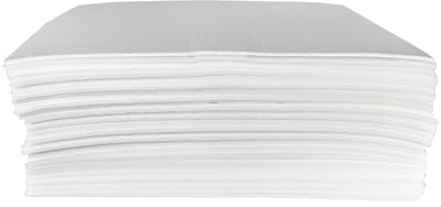 Quick Dam Mighty Mat Absorbent Mats 16 x 18 - Heavy-Duty Over Spill Pads for Oil, Gas, Water, Paint & More – Reusable, Highly Absorbent, Quick Wicking - 50 Pack