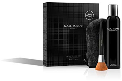 Marc Inbane Le Triplet (Spray + Handschuh + Puderpinsel), Schwarz, 200ml