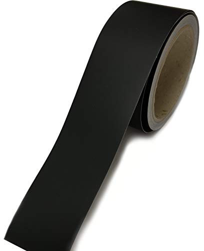 Zierleisten Folie zum Folieren der Auto Chromleisten in Schwarz Matt Shadow Line Folien Set inkl Cutter und Rakel, Autoaufkleber Folie Pinstripes Exterieur Black Dark OPTIK PAKET MATT