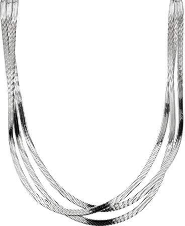 Liebeskind Berlin Sleek-Halskette LJ-0716-N-45 Silber