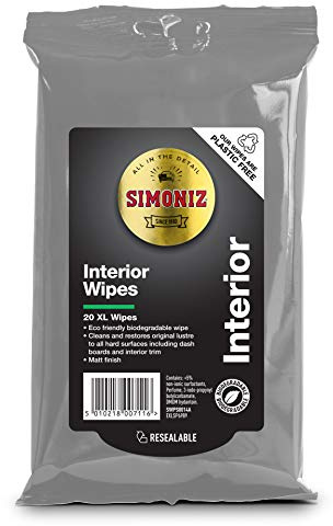 Simoniz SWPS0014A Interior Wipes Bio, White