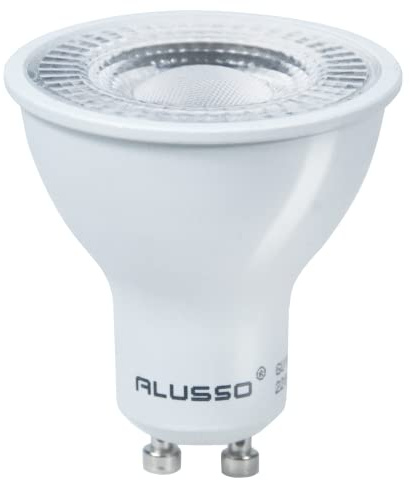 ALUSSO GU10 7W LED Lampe, Warmweiß 3000K LED Leuchtmittel 560 Lumen, Nicht Dimmbar, 38 Grad Abstrahlwinkel, Energiesparlampe Geeignet für Wohnzimmer, Flur, Küche, Büro, 10 Pack
