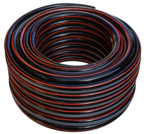 Gartenschlauch 4 lagig Wasserschlauch Schlauch 1/2 3/4 1 15m 20m 25m 30m 50m (1/2 Zoll, 50 Meter Carbon)