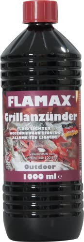 FLAMAX Grillanzünder 1000ml Flüssig Sicherheitsanzünder