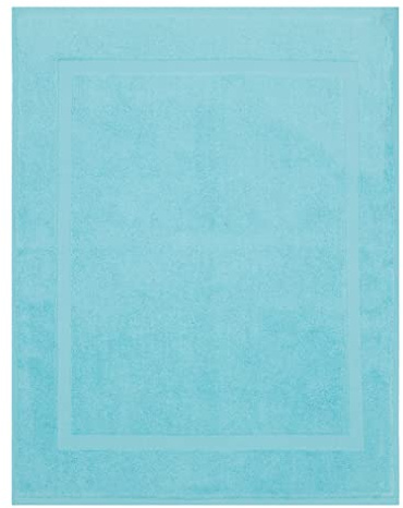 Betz Badvorleger Premium 50x70 cm 1er Set – Badematte aus 100% Baumwolle, ca. 650 g/m², Oeko-TEX® Standard 100, saugstark & weich Farbe türkis