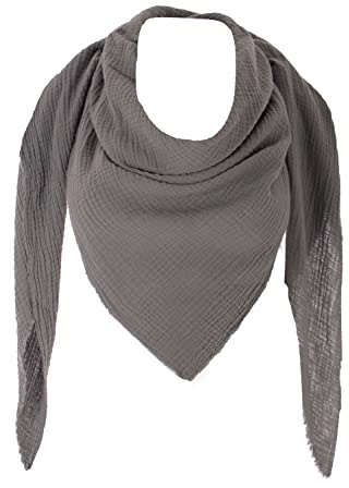 FASHION YOU WANT XXL Tuch 23 Farben Farbwahl Halstuch Musselintuch Musselin Damen Damenhalstuch Dreieckstuch Schal Herren Männer Frauen Herrenhalstuch Dreieckig leicht (einlagig))