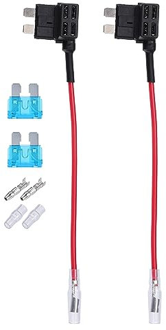 QUARKZMAN 2 Satz Auto 32V Standard Sicherung Adapter Kit mit 15A Flachsicherung System