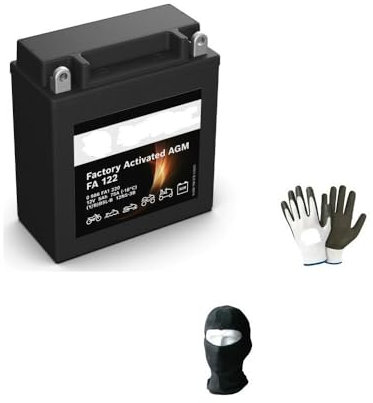 KOMPATIBEL MIT Honda MTX R 125 FÜR Jahr 1983 al 1995 YB5L-B FA1220 Gel SLA Batterie BEREITS GELADEN UND BEREIT AKTIVE AGM-BATTERIEN 5 AH Ampere 12 Volt 120X60X130MM