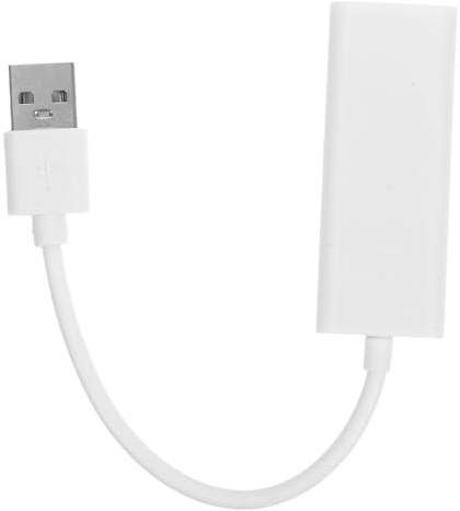 Adaptateur USB vers Ethernet 1000 Mbps USB 2. 0 Rj45 Blanc | Convertisseur Ethernet USB Plug-play, Carte Réseau USB 10/100/1000 Mbps, Connexion sans Interruption