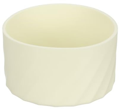 sourcing map Silicone Boot Sleeve, Non-slip Water Tumbler Bottom Sleeve Protector Cover for Water Bottles Tumbler, Beige