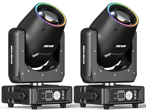 2PCS Teste Mobili LED 230W 7R Beam Lampada Luce da Discoteca RGBW Luci Palco18CH Moving Head per DJ Bar Festa Palcoscenico Club Illuminazione
