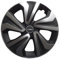 Goodyear Satz von 4 Radkappen 14 Montreal Modell Schwarz/Silber. Sportliches Design, das gut zum Äußeren des Fahrzeugs passt. Robuste und langlebige Konstruktion.
