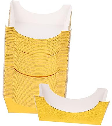 BUGUUYO 100pezzi Pirottini di Carta per Cupcake Quadrati USA e Getta Pz Resistenti alle Alte Temperature per Torte Mousse Decorazioni di Festa e Conservazione di Cibo