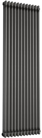 iBathUK Regency Traditional Vertical Column Radiator, Triple Panel Radiators, Raw Metal Iron Style Radiators for Bathroom,Kitchen,Living Room 1800x560mm