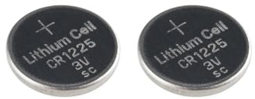 Pila de botón CR1225 de 3 V, 2 Unidades, Ideal paraMandos a Distancia, Relojes y Dispositivos electrónicos portátiles.