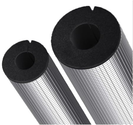 Cherrynight XLJP Length 95cm Open-style Self-adhesive Foam Pipe Insulation Thickness 2cm For Water Pipe Air-conditioning Aluminum Foil Insulation Sleeve Inner Dia 27/48/89mm(Inner Dia 89mm)