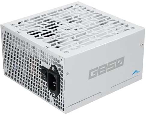 SAMA G850 850W 80+ Gold Netzteil, ATX 3.1, PCIe 5.1, vollmodular - Weiß | 80 Plus Gold zertifiziert, Cybenetics zertifiziert und japanische Kondensatoren, 140mm FDB Silent-Lüfter