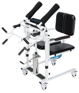 guiling-1986 Andador de Ruedas Dispositivo móvil Multifuncional for el Cuidado de Ancianos en Cama, vehículo con máquina elevadora y de Desplazamiento Andador Plegable Estrecho