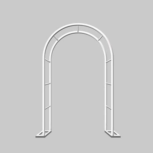 Arche de jardin en métal robuste de 80 à 350 cm de large, pergola de mariage pour plantes grimpantes, treillage rond, arche en acier vert (L 120 x l 40 x H 220 cm)