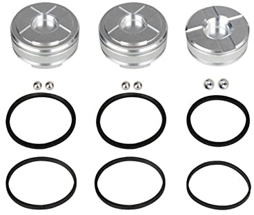 Cosiki Kit Pistone dell'Accumulatore, Kit Pistone Accumulatore Senza Pin con Design a Pinless per Cumulatore Metallico Sostituzione Sostituzione Accumuulatore Senza Spillo per 4l60e 4l65e 4l70e